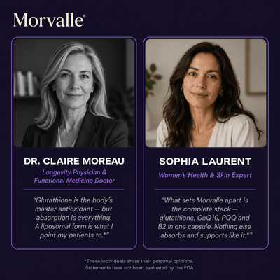 Morvalle Liposomal Glutathione — Glow, Immune & Detox Complex (60 Vegan Capsules)