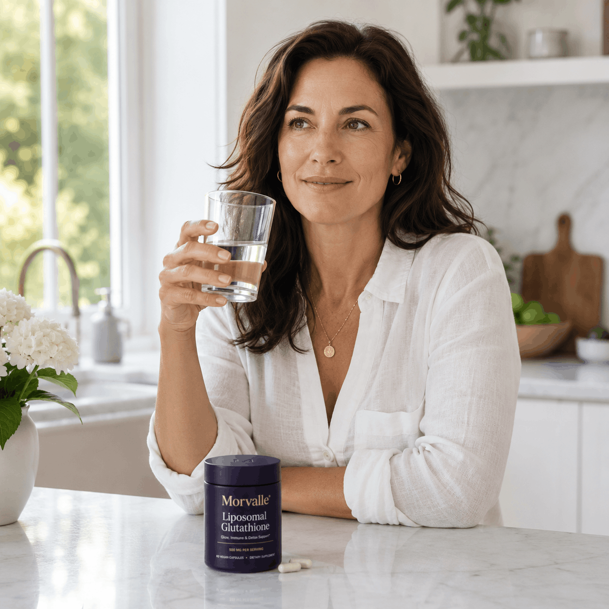 Morvalle Liposomal Glutathione — Glow, Immune & Detox Complex (60 Vegan Capsules)