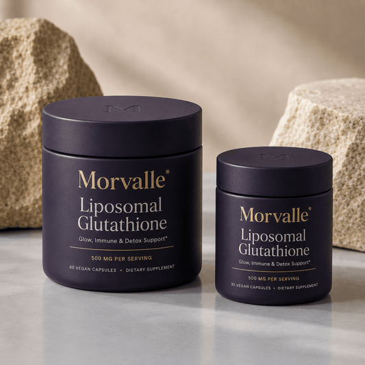 Morvalle Liposomal Glutathione — Glow, Immune & Detox Complex (60 Vegan Capsules)